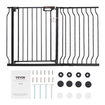 VEVOR Baby Gate, 29.5"-46.4"Wide, 30" High, Easy Step Walk Thru Auto Clo... - $47.90