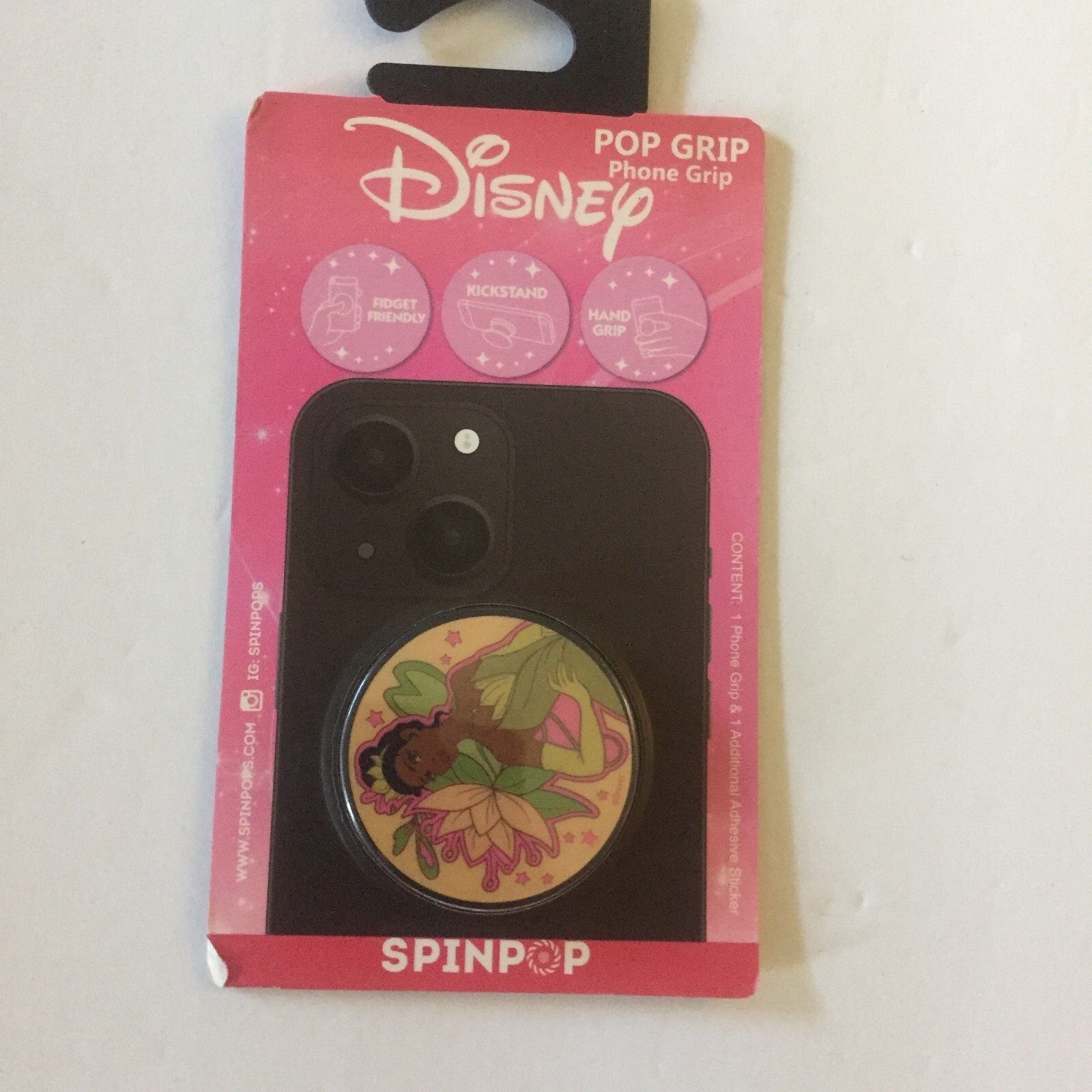 New Disney Princess &amp; the Frog Tiana SpinPop Pop Grip Phone Grip - $9.86