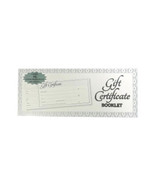Ozcorp Gift Certificate Ivory/Silver (25pcs) - Booklet