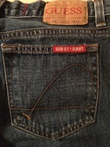 Guess ? Jeans Women&#39;s Jeans Crop 100% Cotton Medium Wash Size 28 X 25 - £16.87 GBP