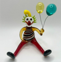 Limited Edition! Murano Glass, Handcrafted Unique Custom Designed Clown ... - £51.12 GBP