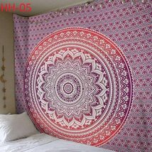 Bedspread Wall Art King Size Mandala Tapestry Luxury Bedsheet Picnic Quilt India - £14.08 GBP+