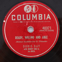 Doris Day, Percy Faith, Buddy Cole - Ready, Willing and Able 78 rpm Record 40371 - £8.04 GBP