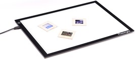 Photomyne Slide Viewer Light Box | Light Pad Backlight | A4 Negative, Black - $51.99