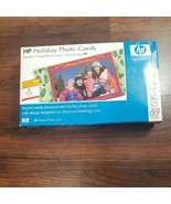 HP Holiday Photo Cards Q8015A Inkjet Glossy Printer 4x8&#39;&#39; 40 pack - Seal... - £11.76 GBP