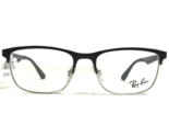 Ray-Ban Kids Eyeglasses Frames RB1052 4055 Black Silver Square Wire 47-1... - $74.58