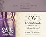 The One Year Love Language Minute Devotional: A 365-Day Daily Devotional... - $13.81