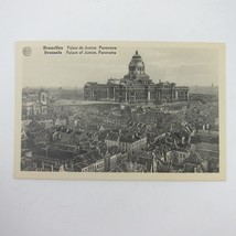 Postcard Brussels Belgium Panorama Law Courts Palais De Justice Poelaert Antique - £6.24 GBP