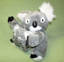 Hlt Australia Koala Bear Mother And Baby Plush Stuffed Animal Sticky Hands Toy - £12.74 GBP