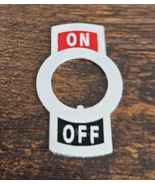 Grainger  Power FIrst Plate Legend Toggle On/Off Indicator Plate  New  L... - $83.97 CAD