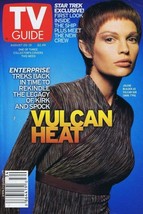 ORIGINAL Vintage Aug 25 2001 TV Guide No Label Jolene Blalock Star Trek - £16.22 GBP