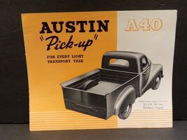 Austin A40 &quot;Pick-up&quot; for Every Light Transport Task Sales Brochure 1950 - $1,258.48 MXN