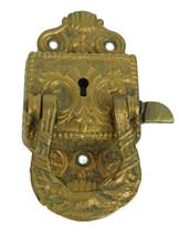 Vintage Brass Metal Ornate Icebox handle latch   4.25&quot; L x 2.25&quot; W - £30.64 GBP
