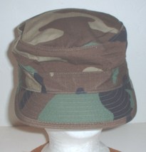 US Army Woodland camouflage "patrol" cap 7-1/4 Equa 2001 Bulger - $20.00