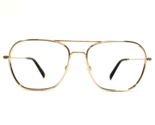 Warby Parker Eyeglasses Frames ABE W 2403 Polished Gold Square 57-16-145 - $37.18