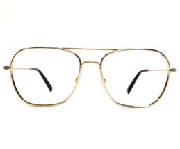Warby Parker Eyeglasses Frames ABE W 2403 Polished Gold Square 57-16-145 - £29.25 GBP