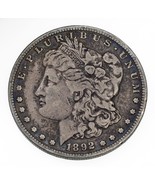 1892-S Silver Morgan Dollar Fine Condition, VF Worn, Obverse Stripes-
sh... - €118,74 EUR