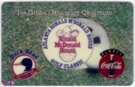 Phonecard Collector Atlanta Ronald McDonald Coca Cola 2002 Golf Classic - £4.77 GBP