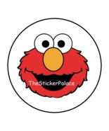 30 Elmo Stickers Envelope Seals Labels Tags Favors Stamps 1.5&quot; Round Ses... - $149.06 MXN