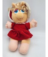 Vtg Muppet Babies Miss Piggy Christmas Plush 1987 Stuffed Doll - $14.99