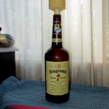 SEAGRAM&#39;S 7 CROWN 1 gallon glass bottle w/plastic dispenser 25&quot; tall  (b... - $58.41