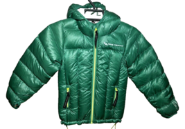 Big Agnes Ice House Jacket Boys XS 4 / 5 years Green Puffer jacket 600 D... - $25.25