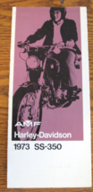 1973 Harley-Davidson ORIGINAL Sprint SS-350 Brochure Xlnt Motorcycles - $16.83