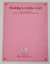 *L4) Daddy's Little Girl - Bobby Burke - Horace Gerlach - Vintage Sheet ... - $9.89