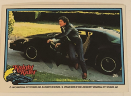 Knight Rider Trading Card 1982  #26 David Hasselhoff - $1.97