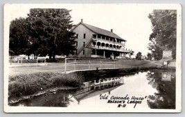 Nelson Ledges OH Ohio Old Cascade House Entrance To State Park RPPC Postcard F46 - $19.95