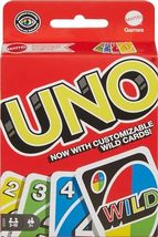 Mattel Games UNO Card Game, Multi, 8 x 3-3/4 x 81/100 in (42003) - £4.16 GBP