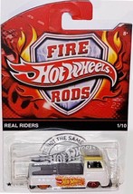 Custom  Volkswagen VW T2 Pickup Hot Wheels Fire Rods Series w/ Real Riders - £73.66 GBP