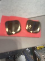 Vintage Signed Avon Goldtone Metal Square Clip-on Earrings - £3.12 GBP
