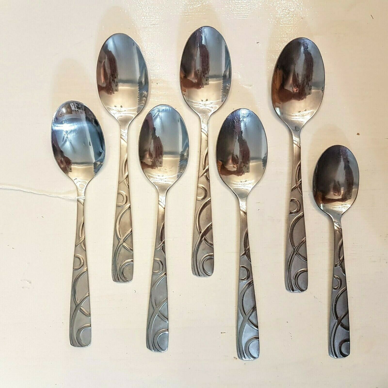 Primary image for Cambridge Conquest Spoon Fork Knife LOT Stainless Steel Flatware Satin w/ Curves