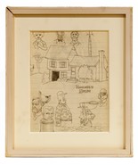 Deux Carnet de Croquis Sketches Par Célèbre Cartoonist Robert Crumb Encadré - $5,131.46 CAD