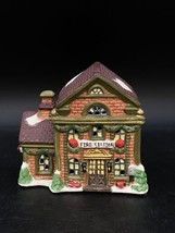 Cobblestone Corners Christmas Village Firehouse 2001 Vintage Fireman Mini - £15.63 GBP