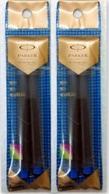 4 cartouches d&#39;encre Parker Quink BLUE pour stylo plume à encre Made in ... - $7.49