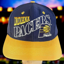 Vtg 90s Indiana Pacers The Game Logo NBA Limited Numbered /2000 SnapBack Hat Cap - £31.93 GBP