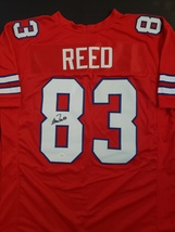 Andre Reed Autographed Buffalo Bills Red Custom Jersey (JSA Witnessed COA) - £134.71 GBP