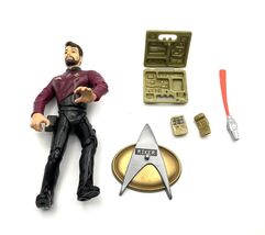 1992 Playmates Star Trek The Next Generation William T. Riker  Action Fi... - $9.95