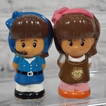 Fisher-Price Little People Mia Figures Lot Of 2 Hispanic Girl 2012 - £5.25 GBP