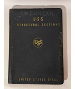 1949 USS United States Steel Book Structural Sections Book Information T... - $28.04