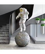 Home Decor Sculpture  Life Size Astronaut Sculpture,Tall Modern Space A... - $27,708.51 MXN