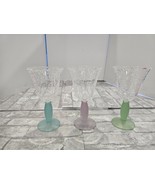 3 Plastic Acrylic Bubble Wine Glasses Indoor Outdoor Clear Stemmed Unbre... - $20.49 CAD
