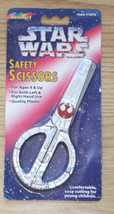 Vintage 1997 Star Wars Kids Safety Scissors Millennium Falcon Rebel Symbol Shape - £31.92 GBP