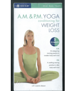  GAIAM  A.M. &amp; P.M. Yoga Conditioning for Weight Loss (2 VHS Set, Deason... - £7.43 GBP
