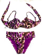 Swim Systems Wind Chime Violet Padded Push Up Bikini Swimsuit Small NWT $126 - £46.76 GBP