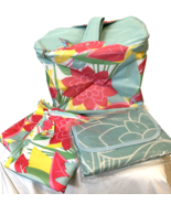CultureFly Collapsible Picnic Tote, Napkins &amp; Packable Picnic Blanket NEW - $26.05 CAD