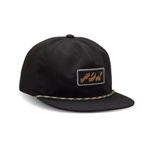 New Fox Racing Mens Adult Guys Black Leo Adjustable Fit Hat Cap Lid Clas... - $34.95
