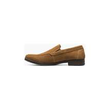 Men's Stacy Adams Pelton Moc Toe Slip On Work Shoes Tan Suede 25601-244 image 5